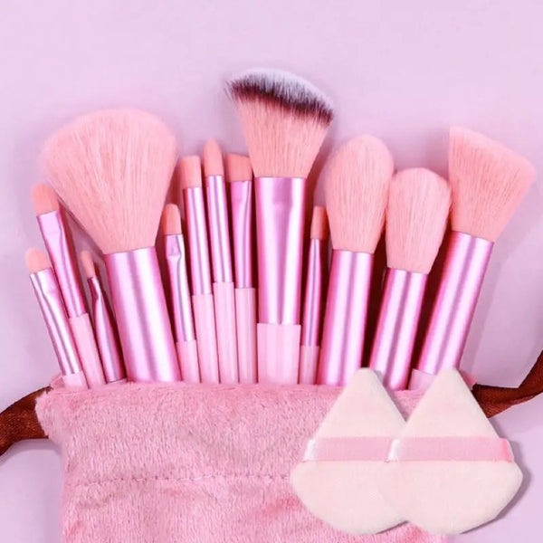 13PCS MAKEUP BRUSHES SET 2  POWDER PUFF SPONGE